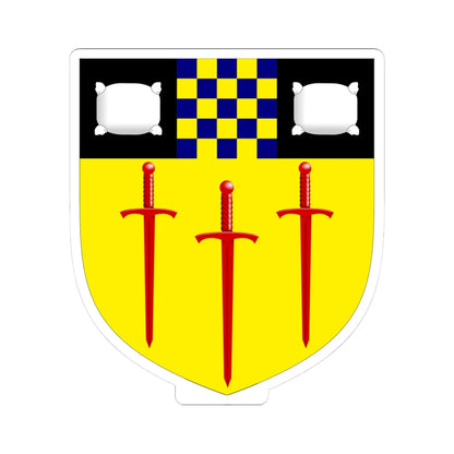 University of Surrey arms (United Kingdom) (Coat of Arms) STICKER Vinyl Kiss-Cut Decal 3 Inch White - The Sticker Space