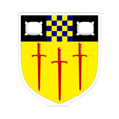 University of Surrey arms (United Kingdom) (Coat of Arms) STICKER Vinyl Kiss-Cut Decal 6 Inch White - The Sticker Space