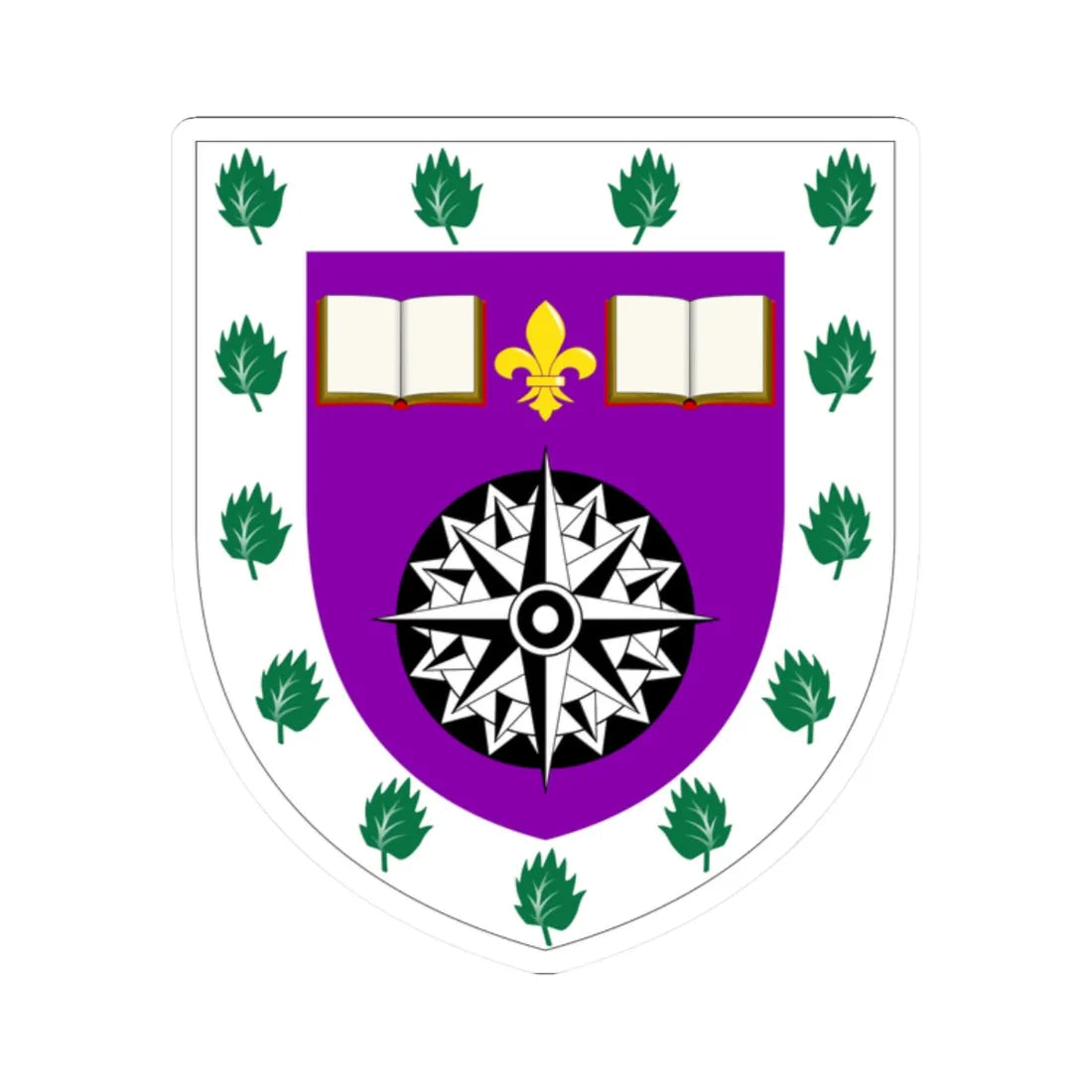University of the Highlands and Islands arms (Scotland) (Coat of Arms) STICKER Vinyl Kiss-Cut Decal 2 Inch White - The Sticker Space