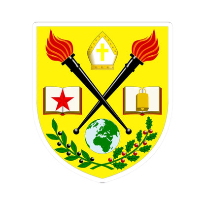 University of the West of Scotland arms (Scotland) (Coat of Arms) STICKER Vinyl Kiss-Cut Decal 2 Inch White - The Sticker Space