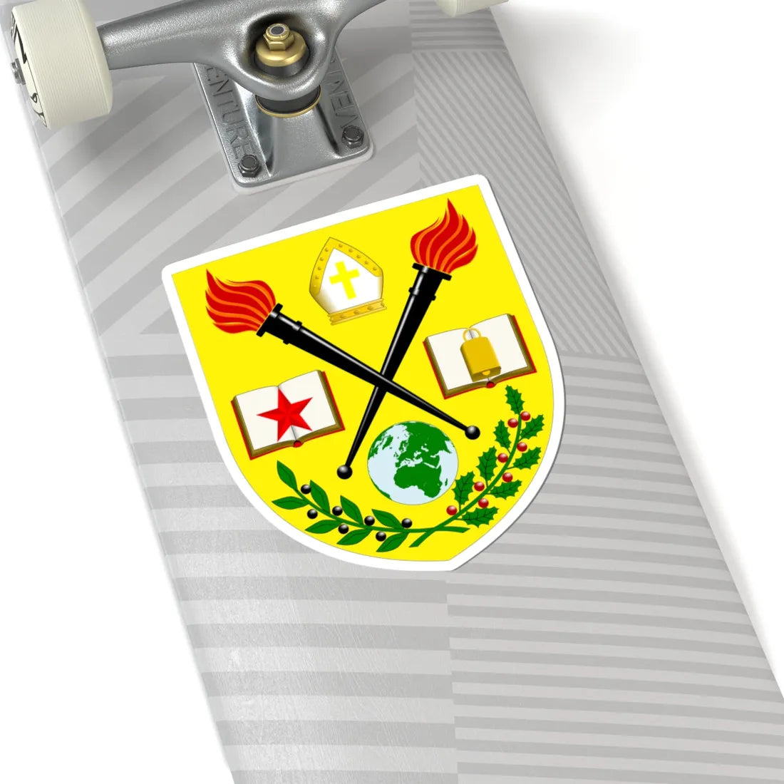 University of the West of Scotland arms (Scotland) (Coat of Arms) STICKER Vinyl Kiss-Cut Decal - The Sticker Space