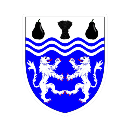 University of Worcester arms (United Kingdom) (Coat of Arms) STICKER Vinyl Kiss-Cut Decal 2 Inch White - The Sticker Space