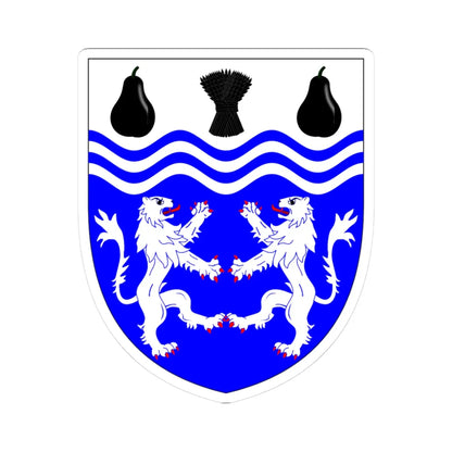 University of Worcester arms (United Kingdom) (Coat of Arms) STICKER Vinyl Kiss-Cut Decal 3 Inch White - The Sticker Space