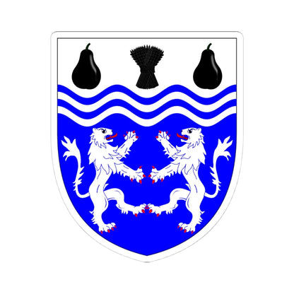 University of Worcester arms (United Kingdom) (Coat of Arms) STICKER Vinyl Kiss-Cut Decal 4 Inch White - The Sticker Space