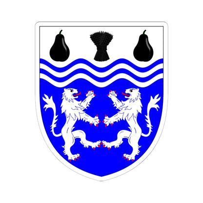 University of Worcester arms (United Kingdom) (Coat of Arms) STICKER Vinyl Kiss-Cut Decal 6 Inch White - The Sticker Space