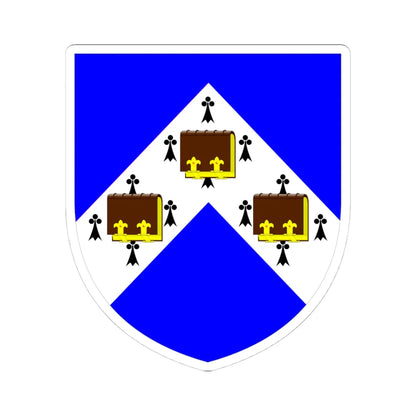 University of York arms (United Kingdom) (Coat of Arms) STICKER Vinyl Kiss-Cut Decal 4 Inch White - The Sticker Space