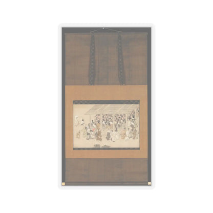 unknown - A Nenbutsu Gathering at Ichiya, Kyoto - late 14th century v2 - STICKER Vinyl Kiss-Cut Decal