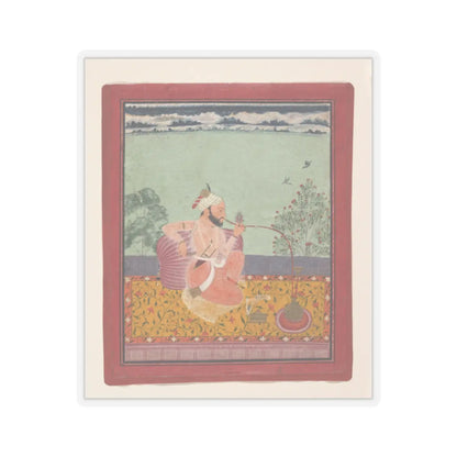 unknown - A Raja Smoking a Hookah - ca. 1690–1710 v1 - STICKER Vinyl Kiss-Cut Decal