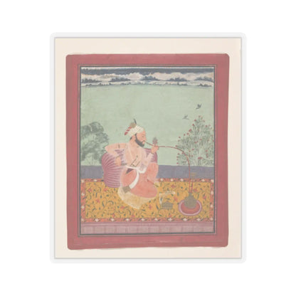 unknown - A Raja Smoking a Hookah - ca. 1690–1710 v1 - STICKER Vinyl Kiss-Cut Decal