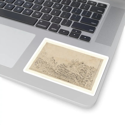 unknown - A Ruler in Procession - early 19th century v1 - STICKER Vinyl Kiss-Cut Decal