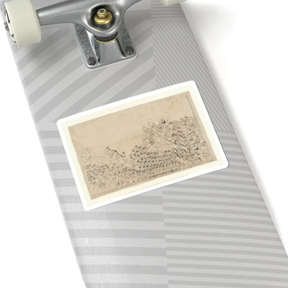 unknown - A Ruler in Procession - early 19th century v1 - STICKER Vinyl Kiss-Cut Decal