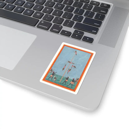 unknown - A troupe of acrobats performing daring feats - 1781–85 - STICKER Vinyl Kiss-Cut Decal