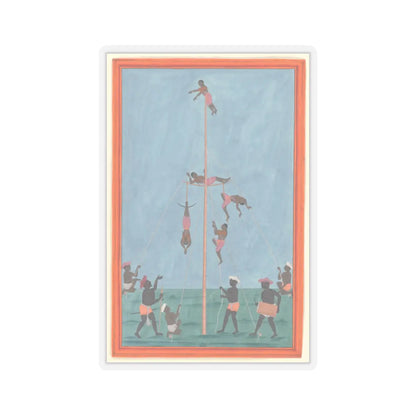 unknown - A troupe of acrobats performing daring feats - 1781–85 - STICKER Vinyl Kiss-Cut Decal