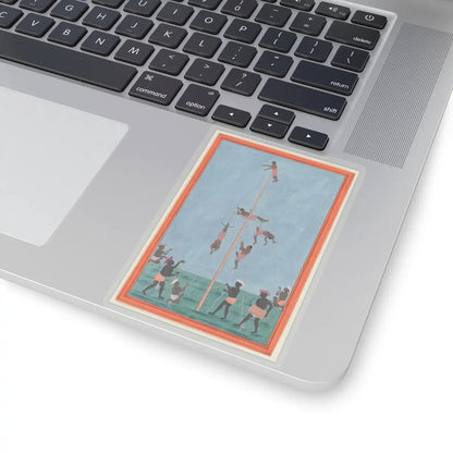 unknown - A troupe of acrobats performing daring feats - 1781–85 - STICKER Vinyl Kiss-Cut Decal