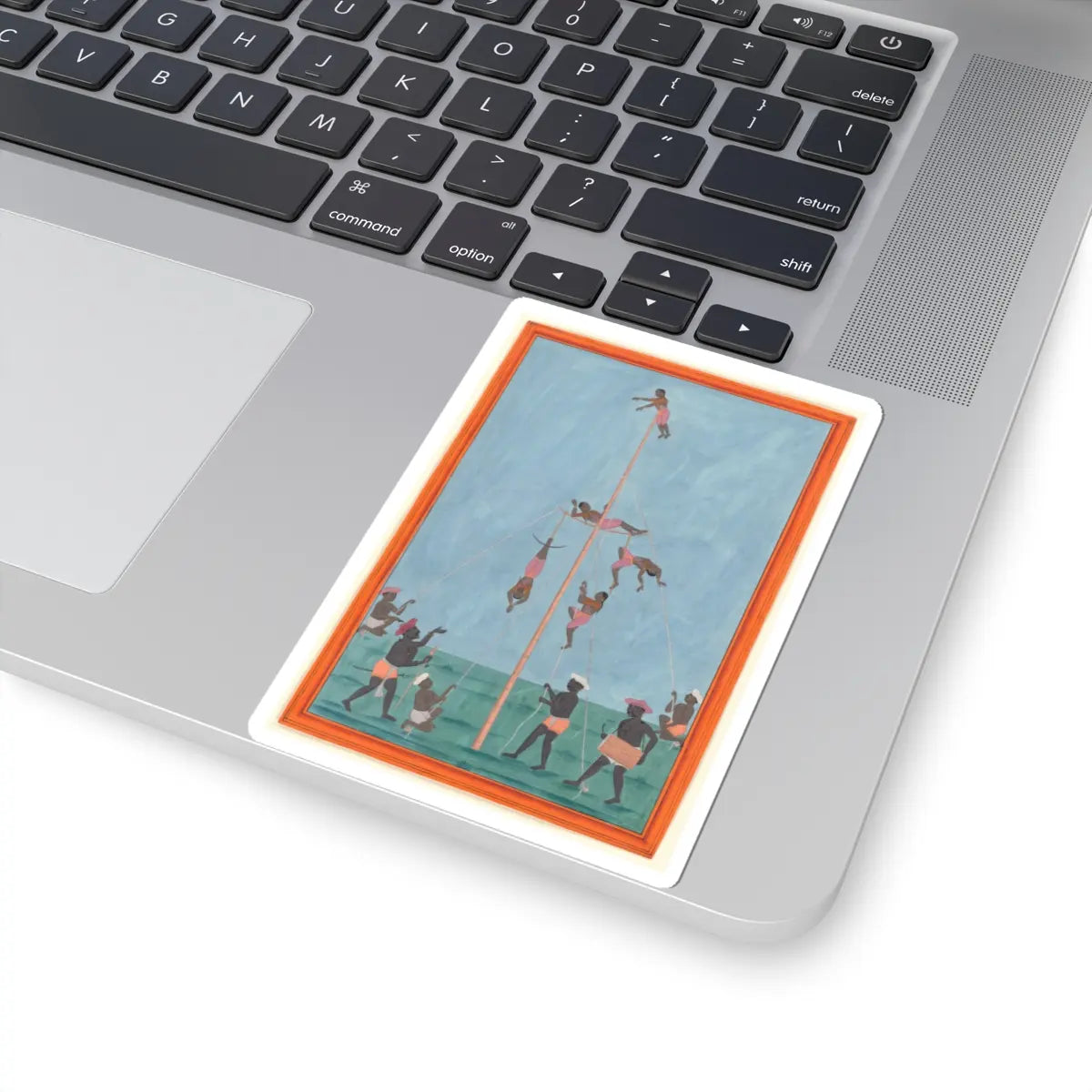 unknown - A troupe of acrobats performing daring feats - 1781–85 - STICKER Vinyl Kiss-Cut Decal