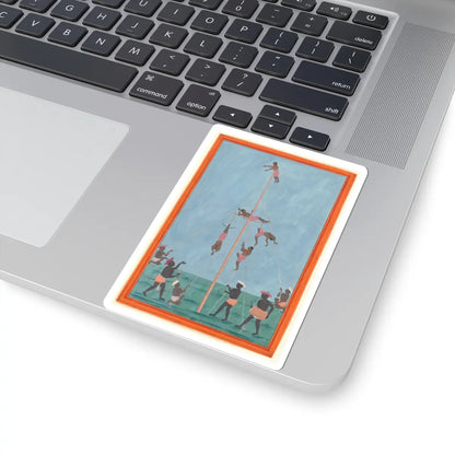 unknown - A troupe of acrobats performing daring feats - 1781–85 - STICKER Vinyl Kiss-Cut Decal