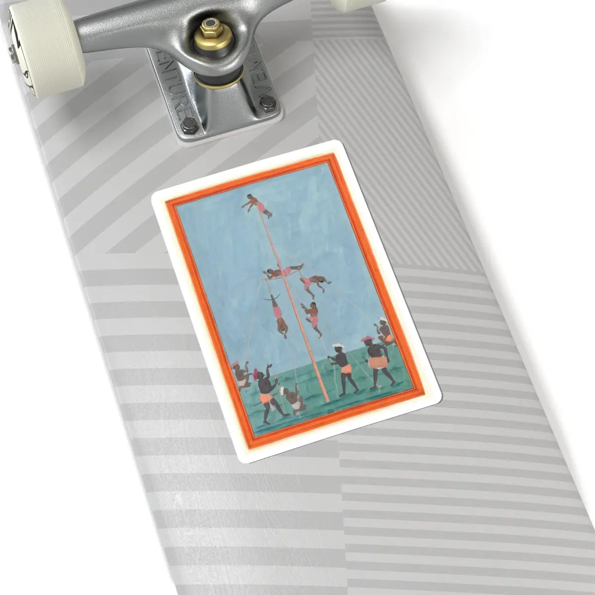 unknown - A troupe of acrobats performing daring feats - 1781–85 - STICKER Vinyl Kiss-Cut Decal