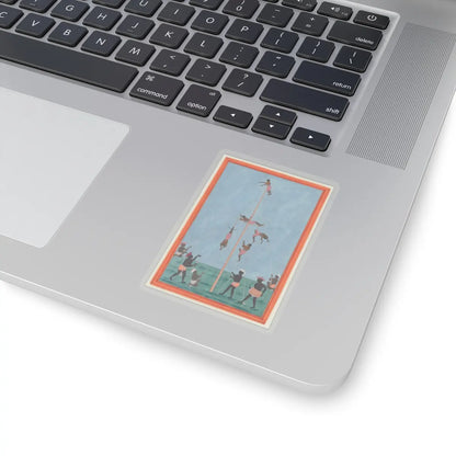 unknown - A troupe of acrobats performing daring feats - 1781–85 - STICKER Vinyl Kiss-Cut Decal