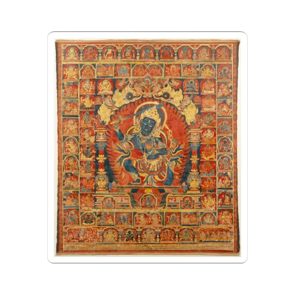 unknown - Acala, The Buddhist Protector - equivalent to February v1 - STICKER Vinyl Kiss-Cut Decal