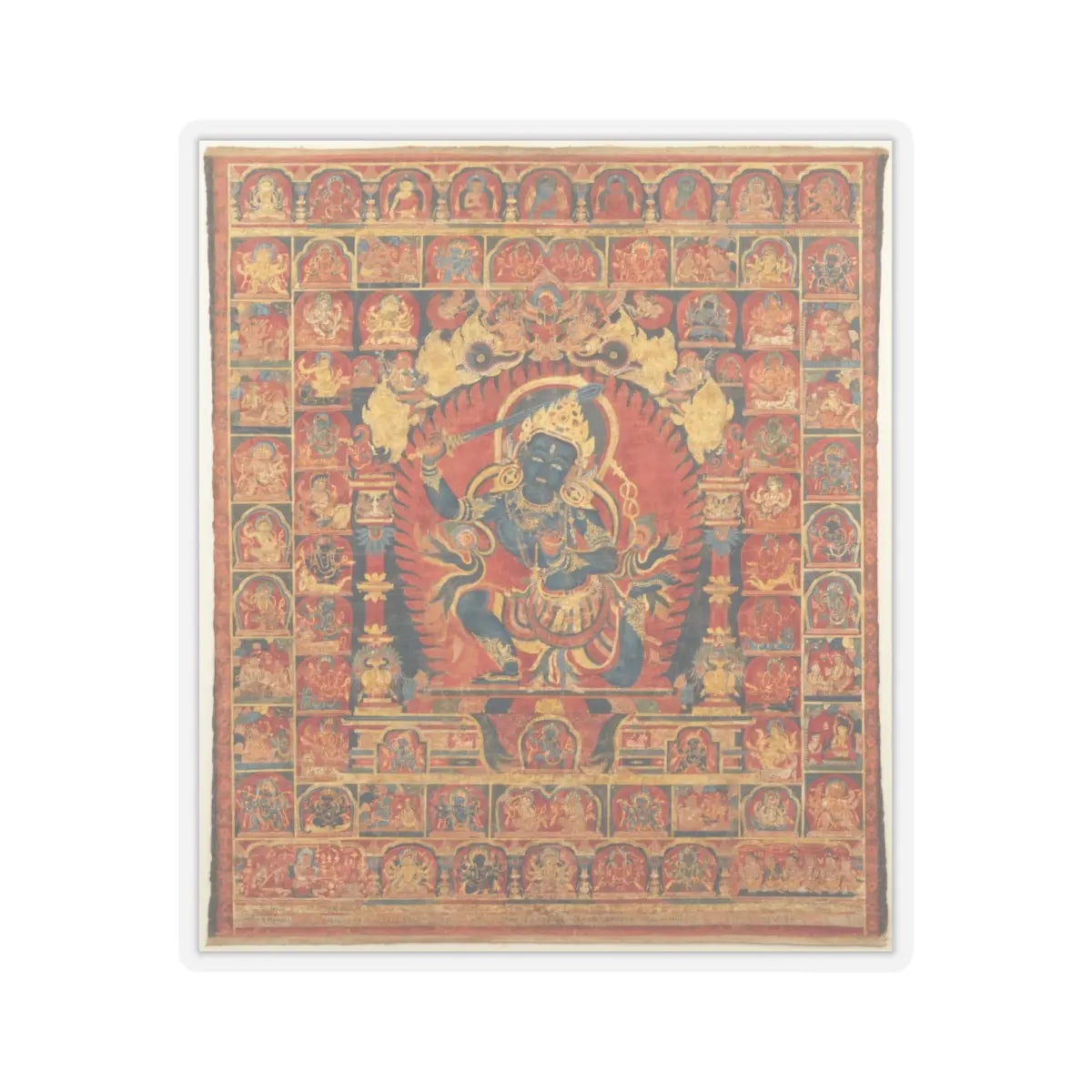 unknown - Acala, The Buddhist Protector - equivalent to February v1 - STICKER Vinyl Kiss-Cut Decal