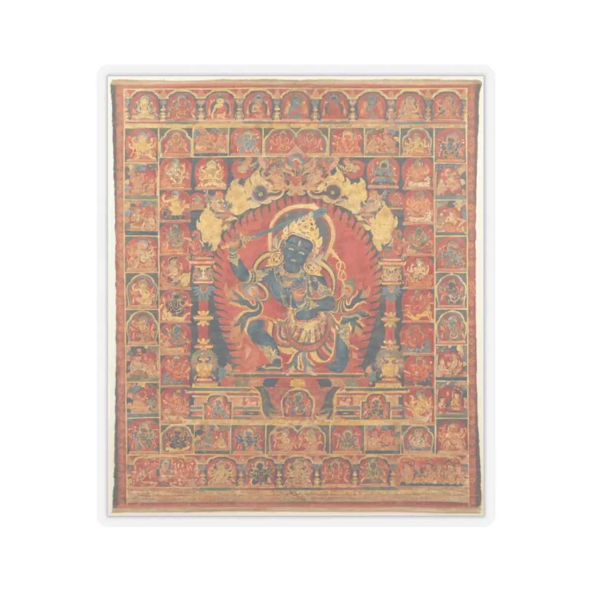 unknown - Acala, The Buddhist Protector - equivalent to February v1 - STICKER Vinyl Kiss-Cut Decal