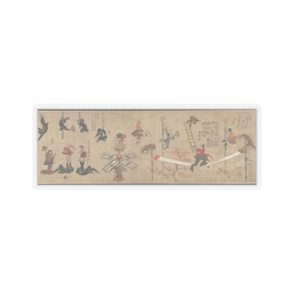 unknown - Acrobats - ca. 1800s v3 - STICKER Vinyl Kiss-Cut Decal