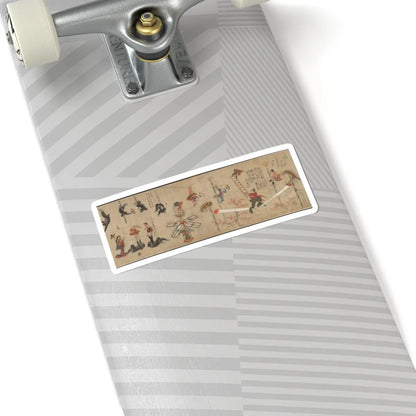 unknown - Acrobats - ca. 1800s v3 - STICKER Vinyl Kiss-Cut Decal
