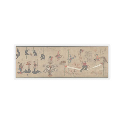 unknown - Acrobats - ca. 1800s v3 - STICKER Vinyl Kiss-Cut Decal