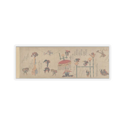 unknown - Acrobats - ca. 1800s v6 - STICKER Vinyl Kiss-Cut Decal