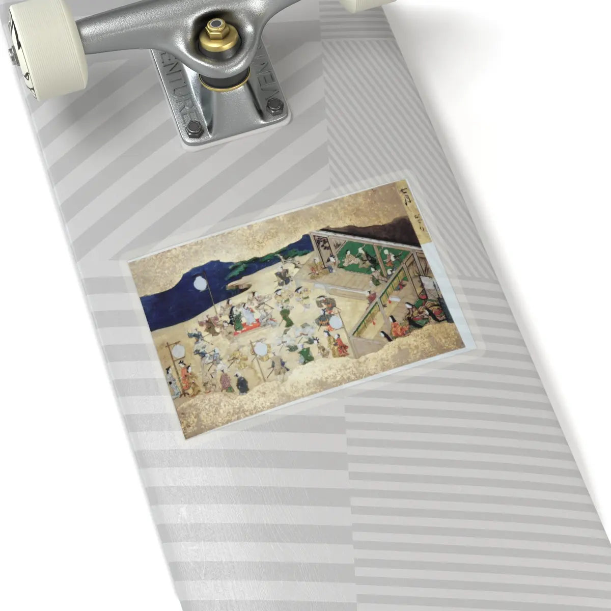 unknown - Activities of Twelve Months of the Year (Tsukinami-e) - late 17th century v10 - STICKER Vinyl Kiss-Cut Decal