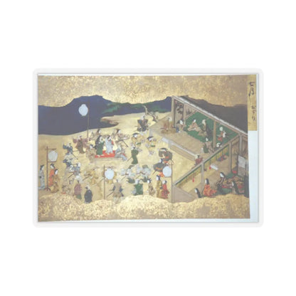unknown - Activities of Twelve Months of the Year (Tsukinami-e) - late 17th century v10 - STICKER Vinyl Kiss-Cut Decal