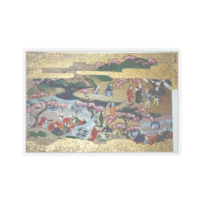 unknown - Activities of Twelve Months of the Year (Tsukinami-e) - late 17th century v2 - STICKER Vinyl Kiss-Cut Decal