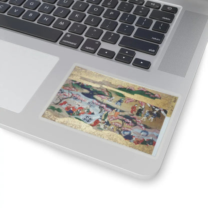 unknown - Activities of Twelve Months of the Year (Tsukinami-e) - late 17th century v2 - STICKER Vinyl Kiss-Cut Decal