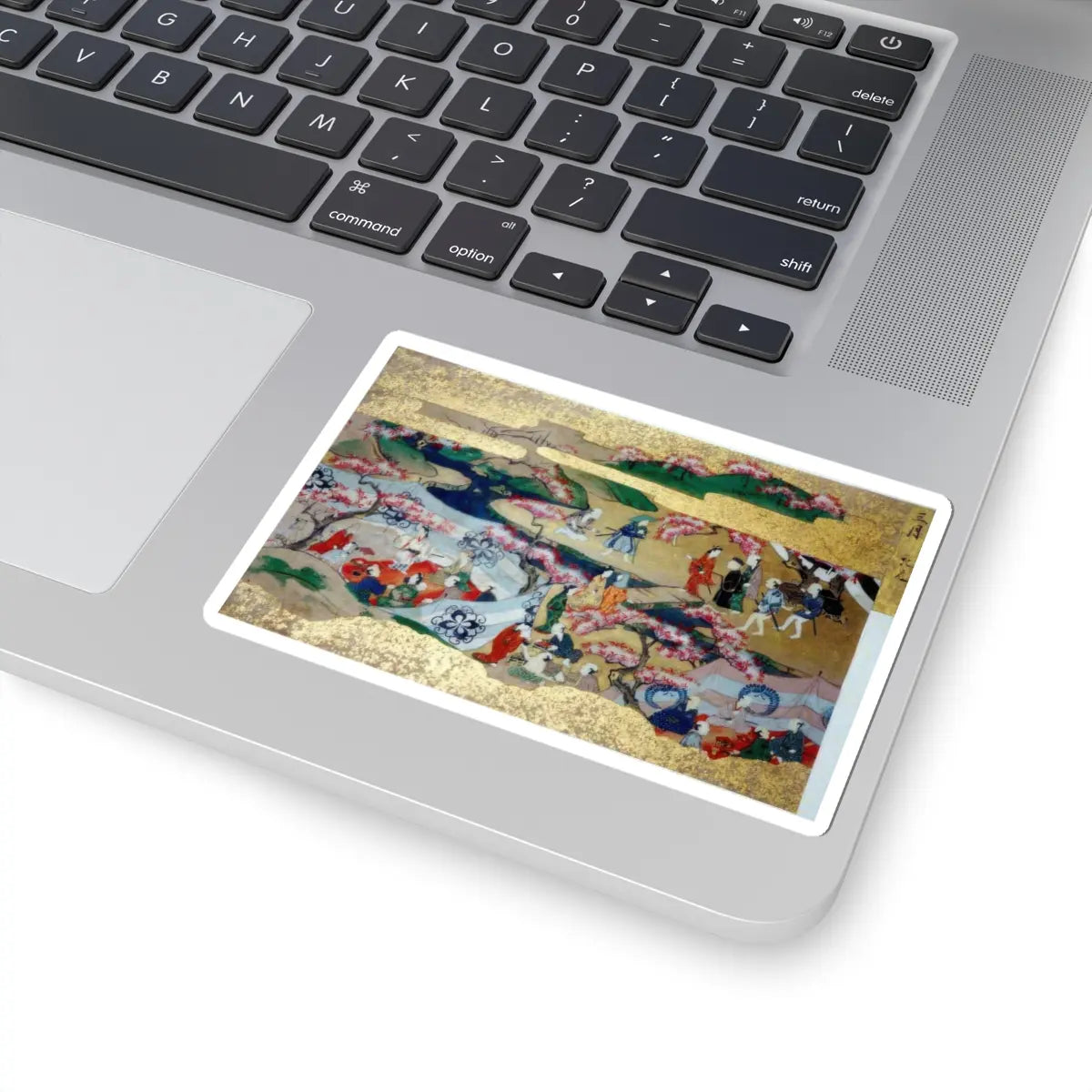 unknown - Activities of Twelve Months of the Year (Tsukinami-e) - late 17th century v2 - STICKER Vinyl Kiss-Cut Decal