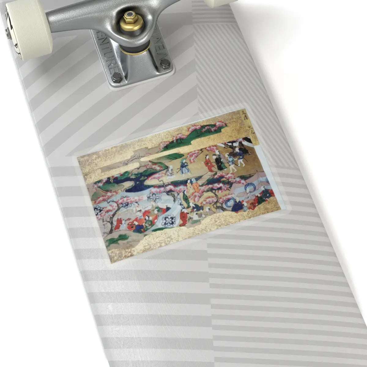 unknown - Activities of Twelve Months of the Year (Tsukinami-e) - late 17th century v2 - STICKER Vinyl Kiss-Cut Decal