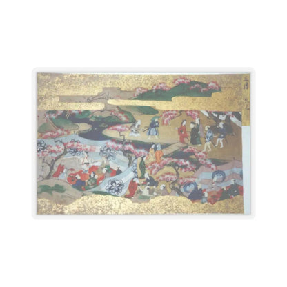 unknown - Activities of Twelve Months of the Year (Tsukinami-e) - late 17th century v2 - STICKER Vinyl Kiss-Cut Decal
