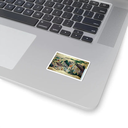 unknown - Activities of Twelve Months of the Year (Tsukinami-e) - late 17th century v3 - STICKER Vinyl Kiss-Cut Decal