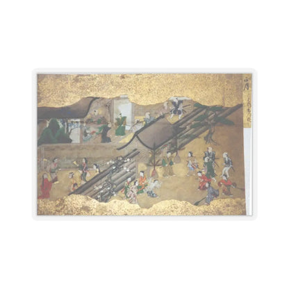 unknown - Activities of Twelve Months of the Year (Tsukinami-e) - late 17th century v4 - STICKER Vinyl Kiss-Cut Decal