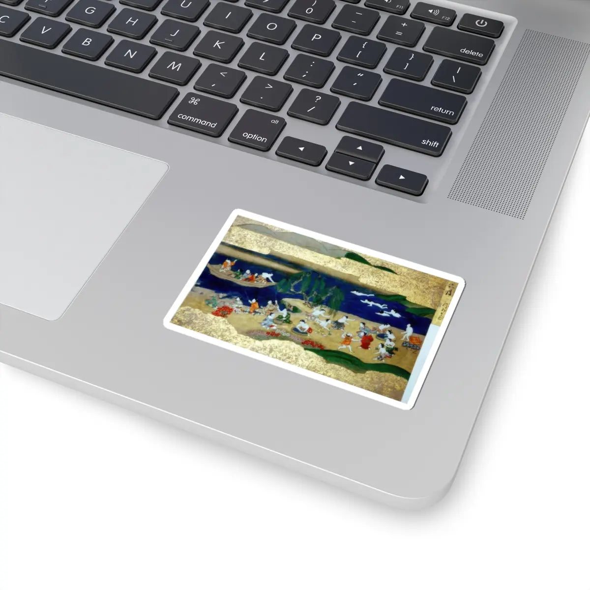 unknown - Activities of Twelve Months of the Year (Tsukinami-e) - late 17th century v5 - STICKER Vinyl Kiss-Cut Decal