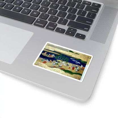 unknown - Activities of Twelve Months of the Year (Tsukinami-e) - late 17th century v5 - STICKER Vinyl Kiss-Cut Decal
