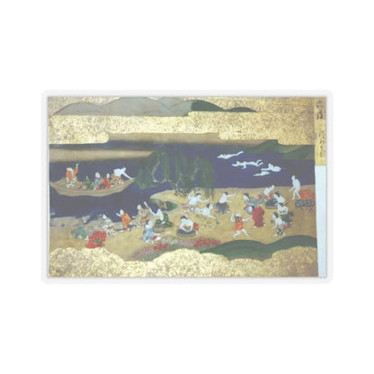 unknown - Activities of Twelve Months of the Year (Tsukinami-e) - late 17th century v5 - STICKER Vinyl Kiss-Cut Decal