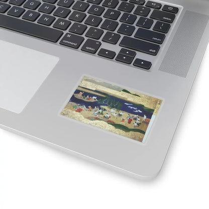 unknown - Activities of Twelve Months of the Year (Tsukinami-e) - late 17th century v5 - STICKER Vinyl Kiss-Cut Decal