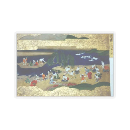 unknown - Activities of Twelve Months of the Year (Tsukinami-e) - late 17th century v5 - STICKER Vinyl Kiss-Cut Decal