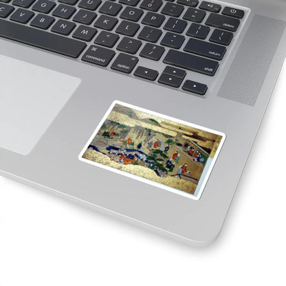 unknown - Activities of Twelve Months of the Year (Tsukinami-e) - late 17th century v7 - STICKER Vinyl Kiss-Cut Decal