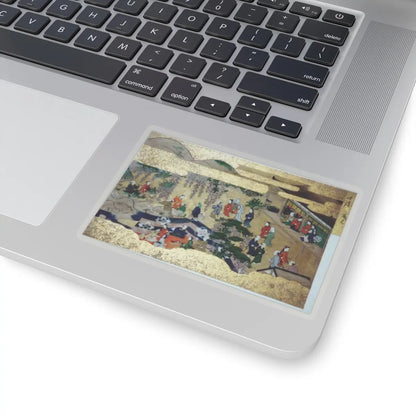 unknown - Activities of Twelve Months of the Year (Tsukinami-e) - late 17th century v7 - STICKER Vinyl Kiss-Cut Decal