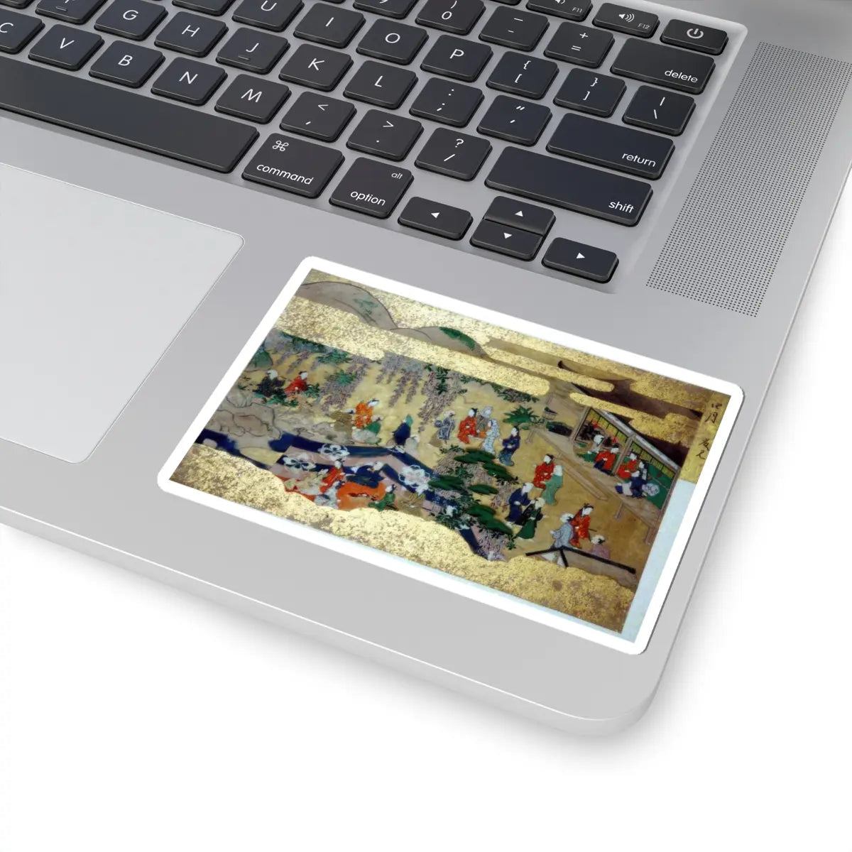unknown - Activities of Twelve Months of the Year (Tsukinami-e) - late 17th century v7 - STICKER Vinyl Kiss-Cut Decal