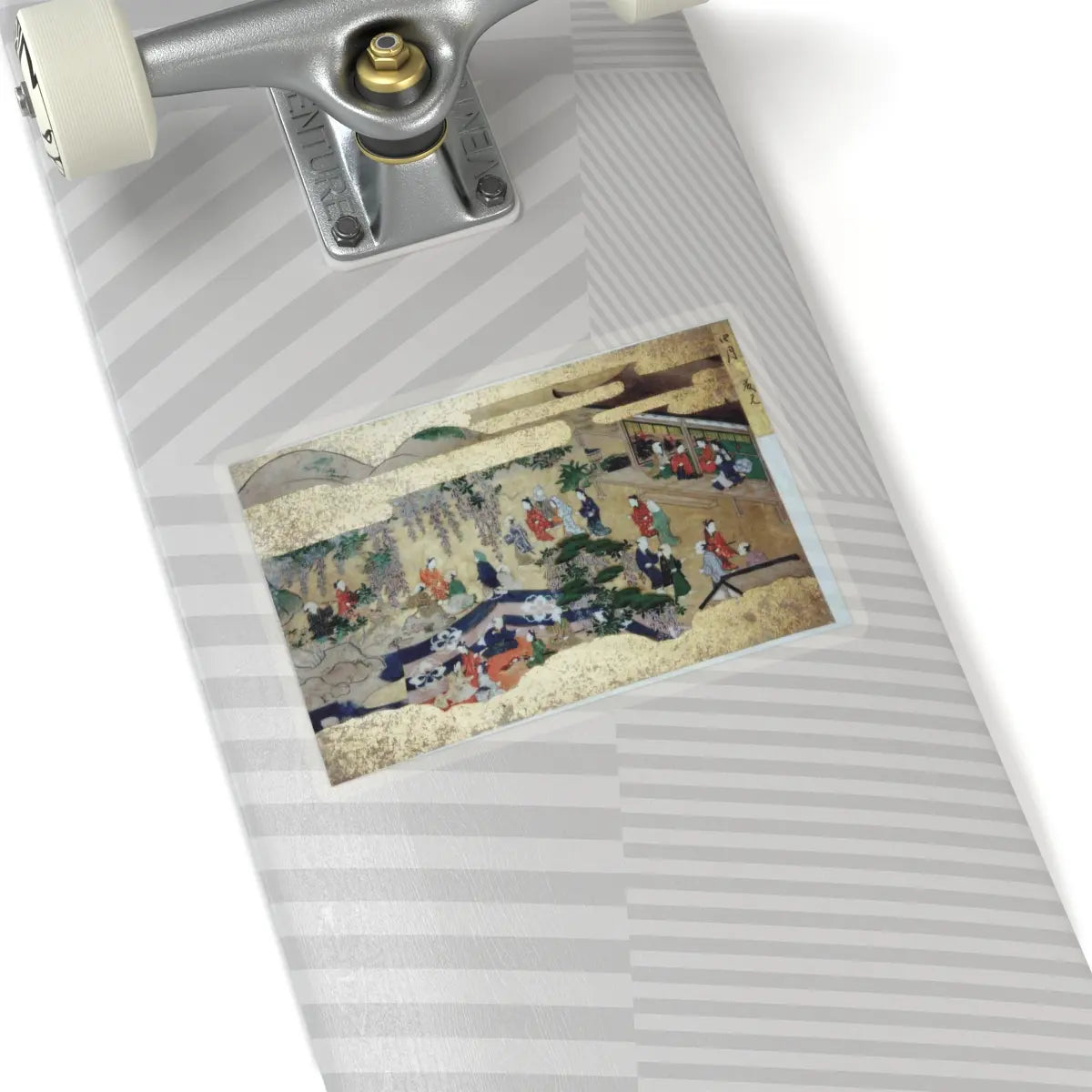 unknown - Activities of Twelve Months of the Year (Tsukinami-e) - late 17th century v7 - STICKER Vinyl Kiss-Cut Decal