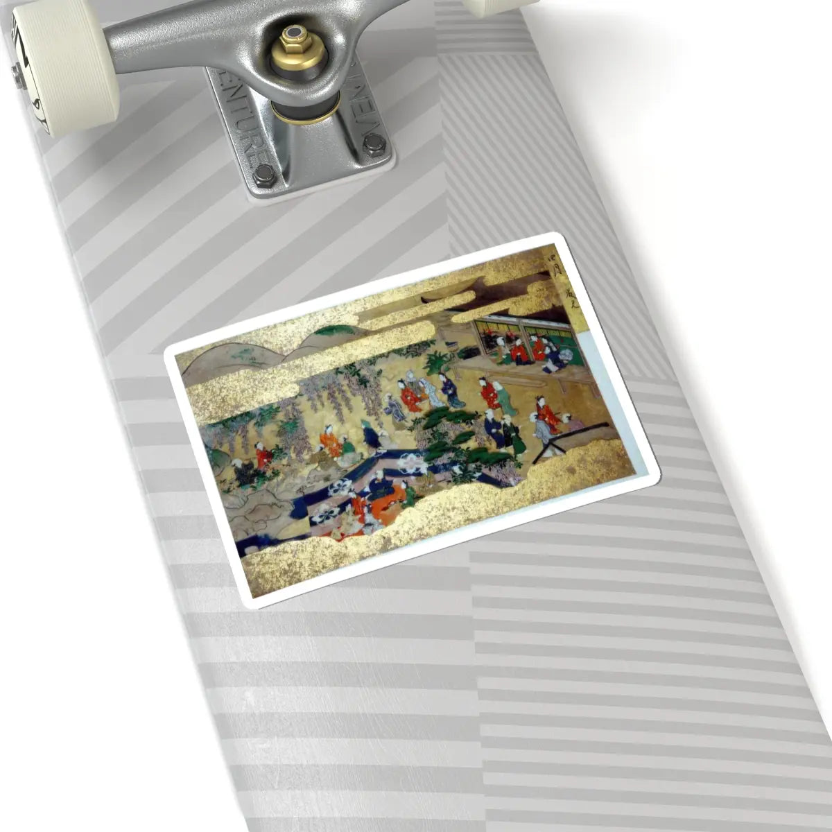 unknown - Activities of Twelve Months of the Year (Tsukinami-e) - late 17th century v7 - STICKER Vinyl Kiss-Cut Decal