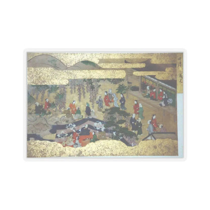 unknown - Activities of Twelve Months of the Year (Tsukinami-e) - late 17th century v7 - STICKER Vinyl Kiss-Cut Decal