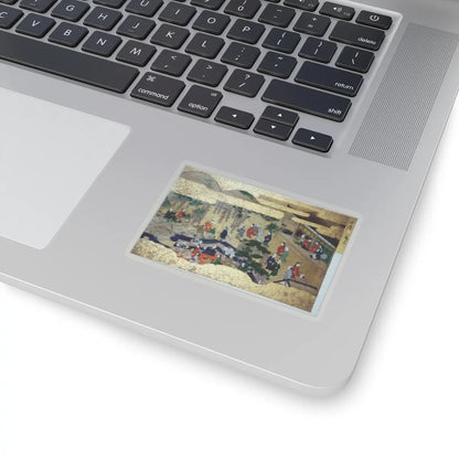 unknown - Activities of Twelve Months of the Year (Tsukinami-e) - late 17th century v7 - STICKER Vinyl Kiss-Cut Decal